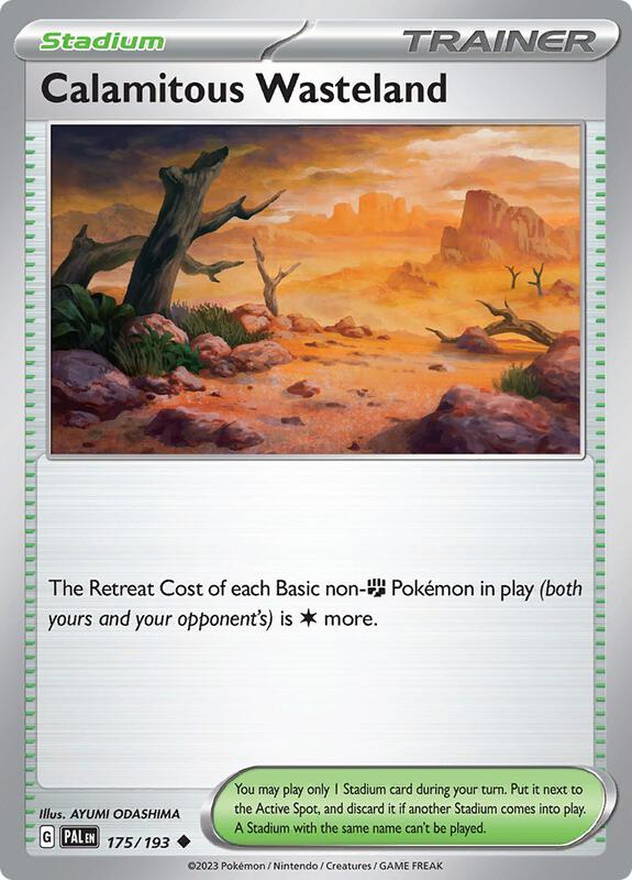 Calamitous Wasteland - Normal 175/193 Paldea Evolved | Uncommon Trainer Card