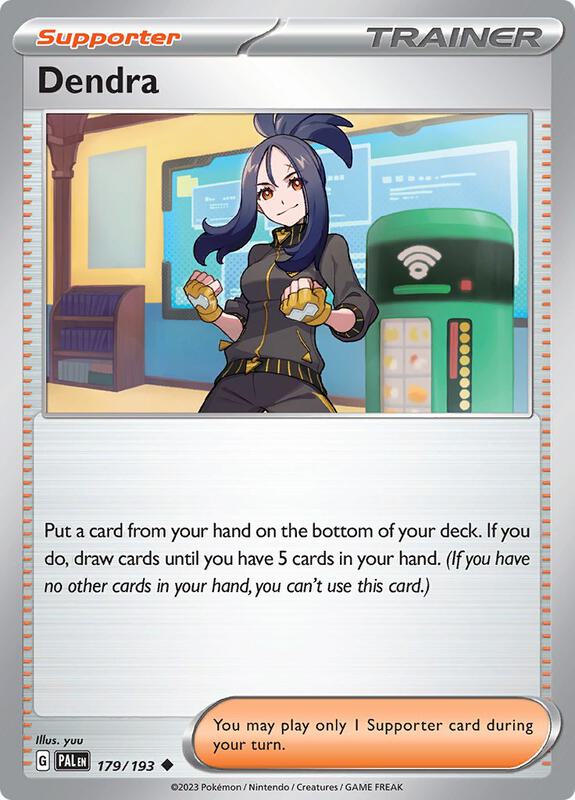 Dendra - 179/193 - Normal 179/193 Paldea Evolved | Uncommon Trainer Card