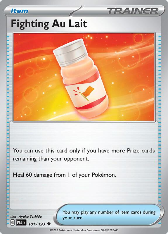 Fighting Au Lait - Normal 181/193 Paldea Evolved | Uncommon Trainer Card