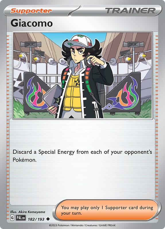 Giacomo - Normal 182/193 Paldea Evolved | Uncommon Trainer Card