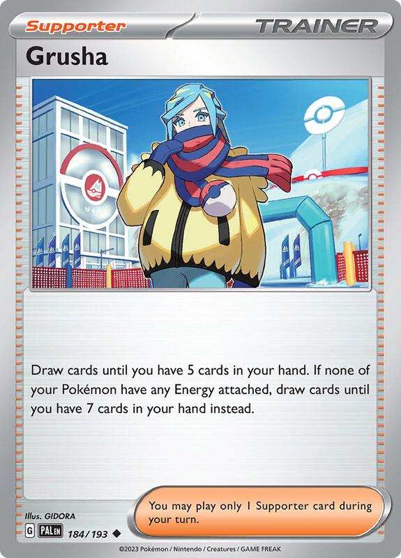 Grusha - 184/193 - Normal 184/193 Paldea Evolved | Uncommon Trainer Card