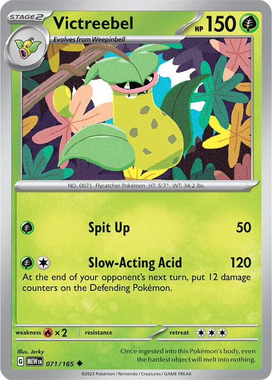 Victreebel - Normal 071/165 Scarlet & Violet: 151 | Uncommon Pokemon Card