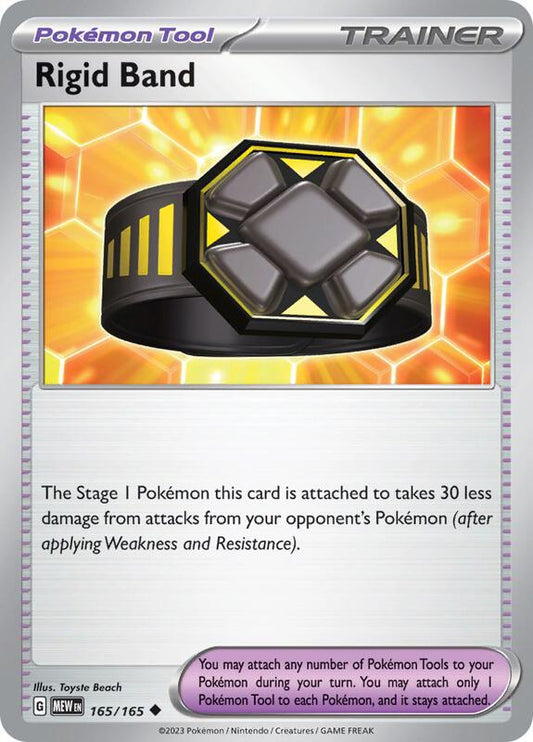 Rigid Band - Reverse Holofoil 165/165 Scarlet & Violet: 151 | Uncommon Trainer Card