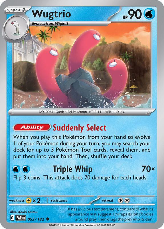 Wugtrio - Normal 053/182 Paradox Rift | Uncommon Pokemon Card