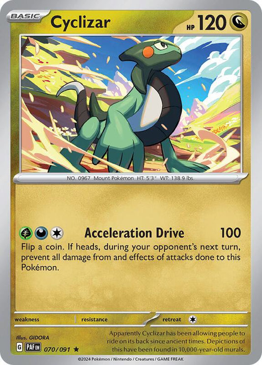 Cyclizar - 070/091 - Holofoil 070/091 Paldean Fates | Rare Pokemon Card