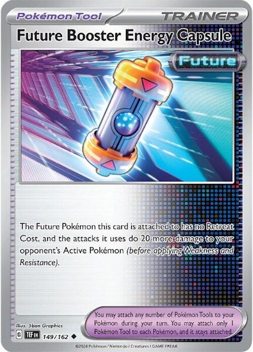 Future Booster Energy Capsule - Reverse Holofoil 149/162 Temporal Forces | Uncommon Trainer Card