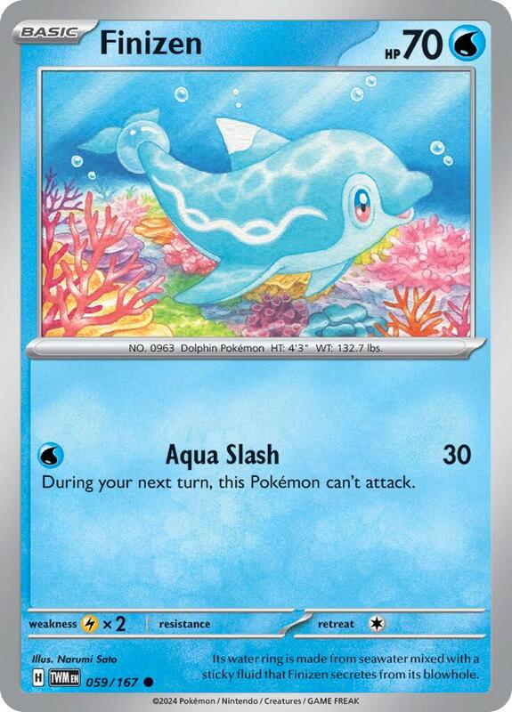 Finizen - Reverse Holofoil 059/167 Twilight Masquerade | Common Pokemon Card
