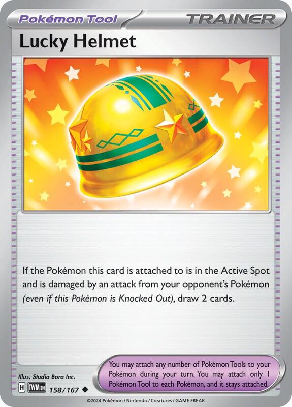 Lucky Helmet - Reverse Holofoil 158/167 Twilight Masquerade | Uncommon Trainer Card