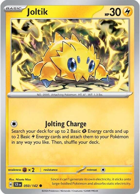 Joltik - 050/142 - Normal 050/142 Stellar Crown | Common Pokemon Card