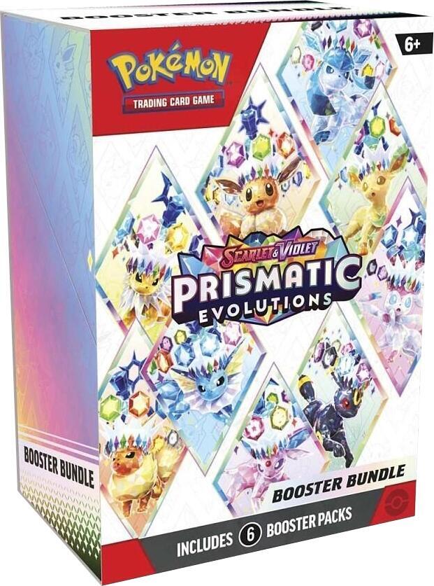Pokémon TCG: Scarlet & Violet — Prismatic Evolutions Booster Bundle (6 Packs)
