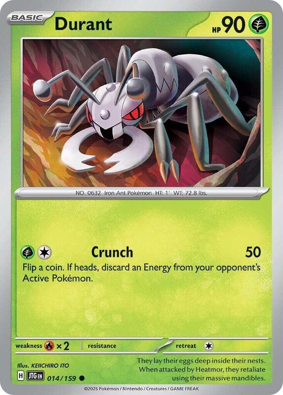 Durant - Normal 014/159 Journey Together | Common Pokemon Card
