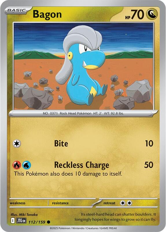 Bagon - Normal 112/159 Journey Together | Common Pokemon Card
