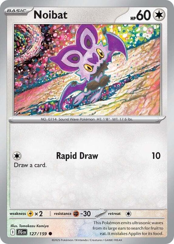 Noibat 127/159 Reverse Holo, Journey Together Pokémon Card – PokePursuitTCG