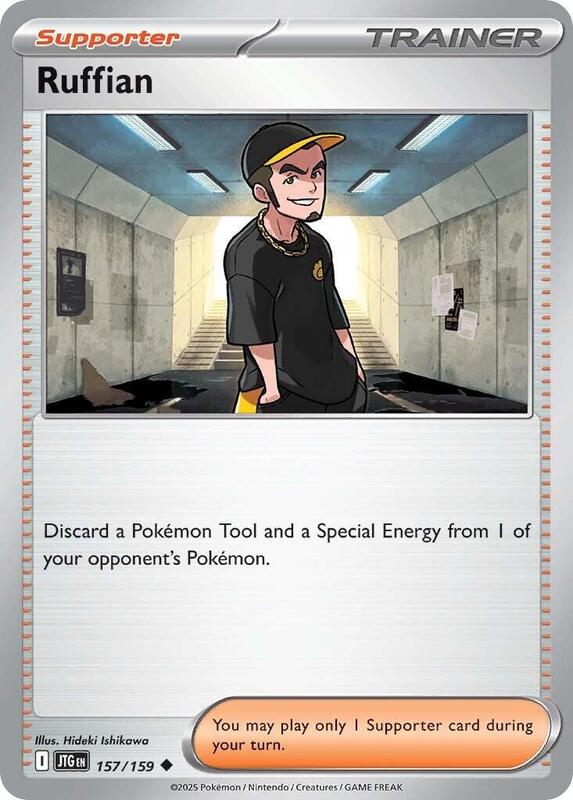 Ruffian - 157/159 - Reverse Holofoil 157/159 Journey Together | Uncommon Trainer Card