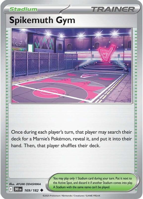 Spikemuth Gym - Reverse Holofoil 169/182 Destined Rivals | Uncommon Trainer Card