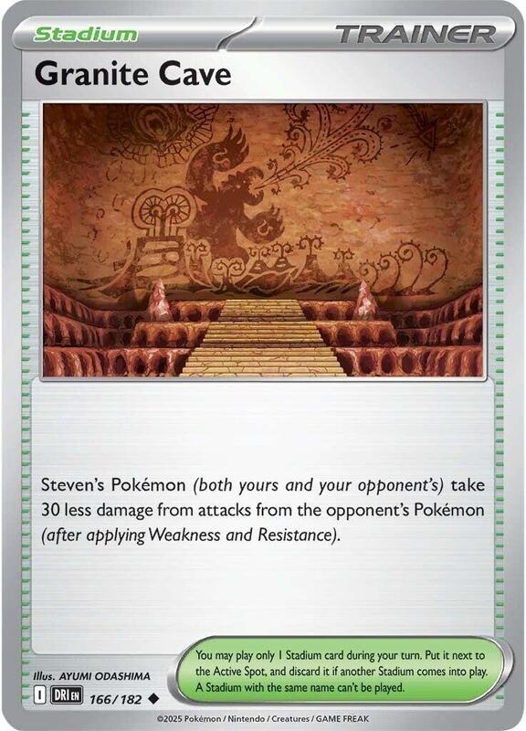 Granite Cave - Reverse Holofoil 166/182 Destined Rivals | Uncommon Trainer Card