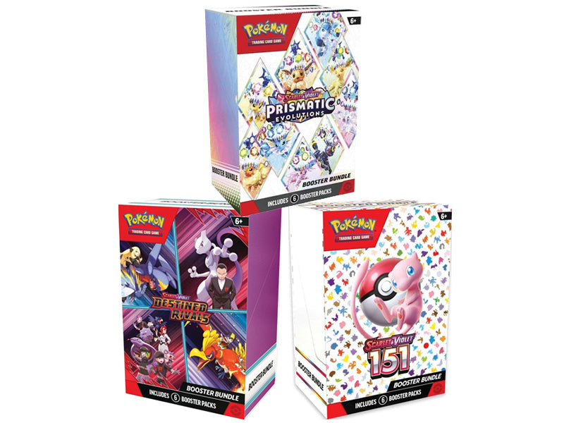 Pokemon TCG Booster Bundles | Scarlet & Violet, Sword & Shield, Mega Evolution - PokePursuitTCG