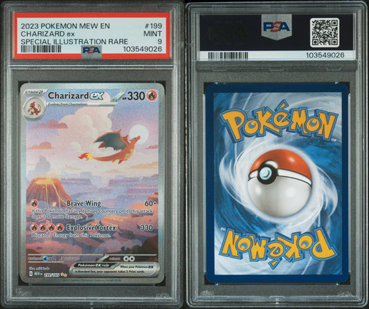 PSA 9 Charizard ex Special Illustration Rare #199 | Scarlet & Violet 151