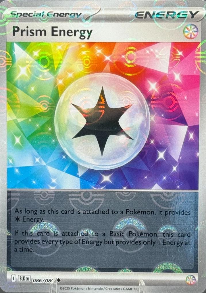 Prism Energy (Poke Ball Pattern) - Holofoil 086/086 Black Bolt | Uncommon Energy Card