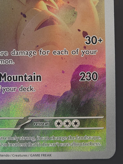 Tyranitar 222/193 Paldea Evolved | Illustration Rare Pokemon Card