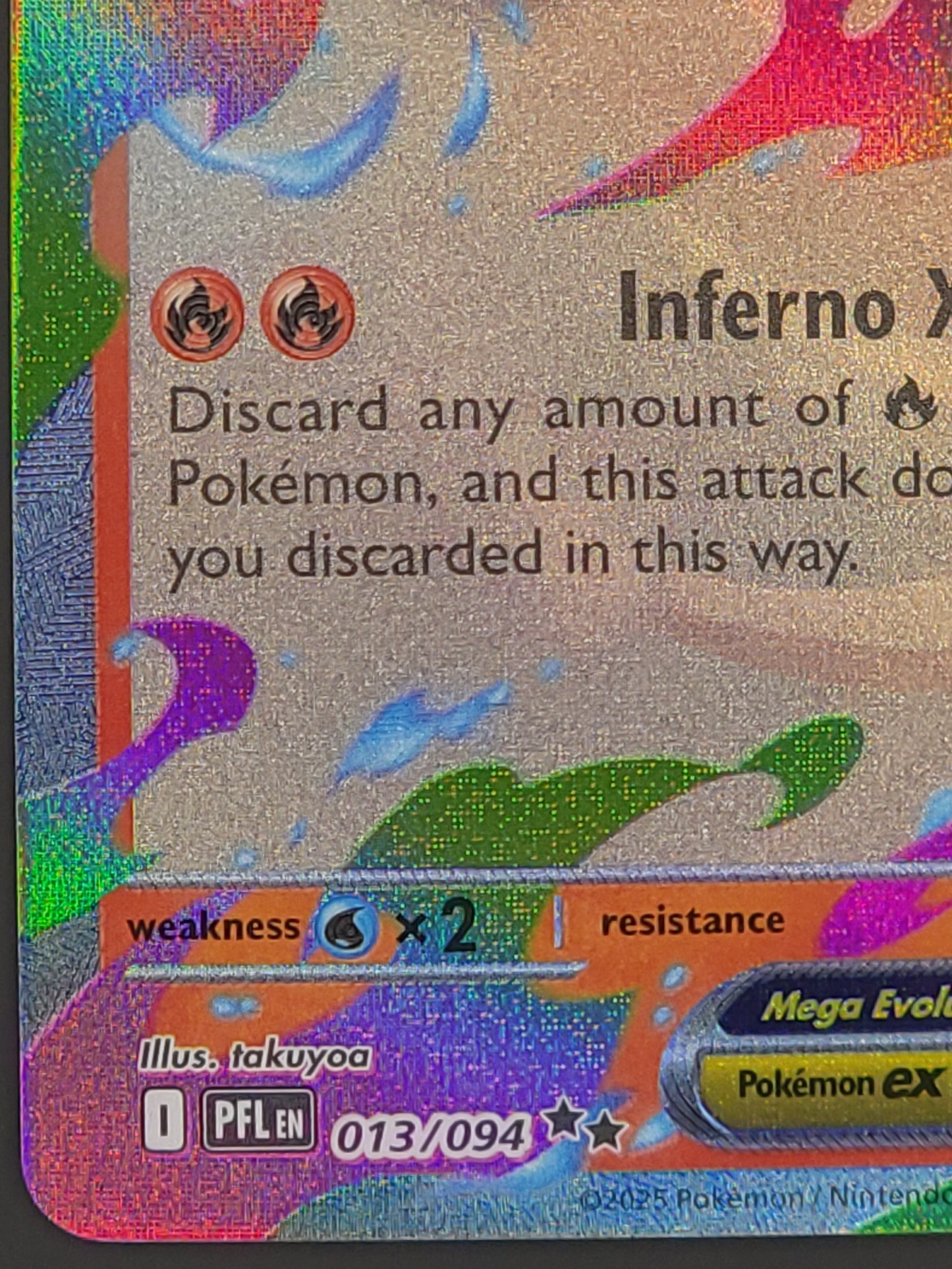 Mega Charizard X ex 013/094 Phantasmal Flames | Double Rare Pokemon Card