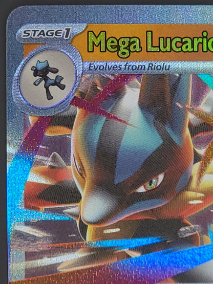 Mega Lucario EX 012 Mega Evolution | Black Star Promo Pokemon Card
