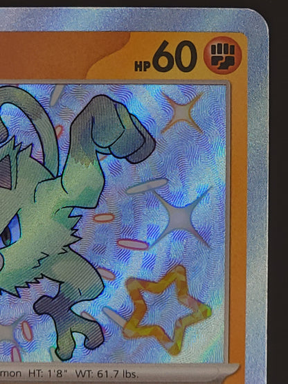 Mankey 169/091 Paldean Fates | Baby Shiny Rare Pokemon Card