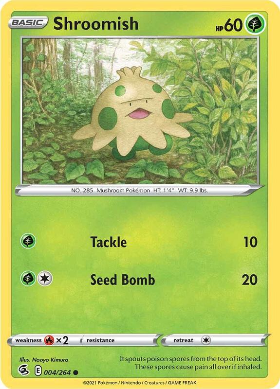 Shroomish - Reverse Holofoil 004/264 Fusion Strike | Common Pokemon Card