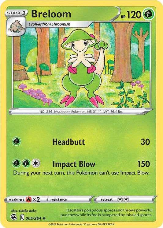 Breloom - Normal 005/264 Fusion Strike | Uncommon Pokemon Card