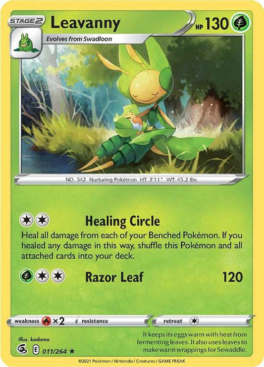 Leavanny - Normal 011/264 Fusion Strike | Rare Pokemon Card