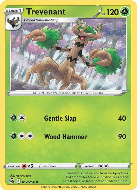 Trevenant - Reverse Holofoil 017/264 Fusion Strike | Uncommon Pokemon Card