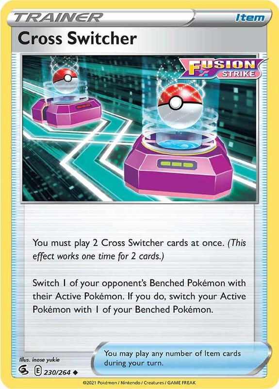 Cross Switcher - Normal 230/264 Fusion Strike | Uncommon Trainer Card