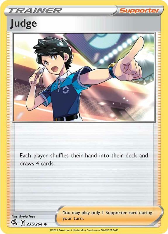 Judge - Normal 235/264 Fusion Strike | Uncommon Trainer Card