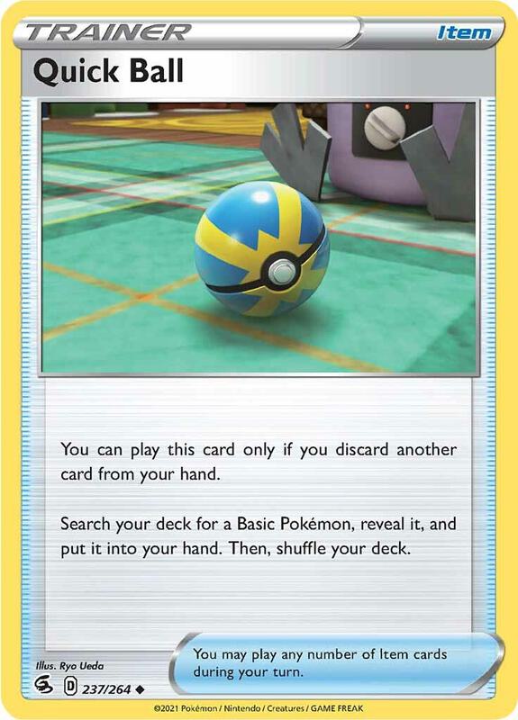 Quick Ball - Normal 237/264 Fusion Strike | Uncommon Trainer Card