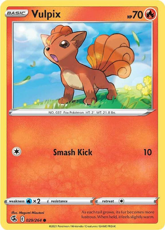 Vulpix (29) - Normal 029/264 Fusion Strike | Common Pokemon Card