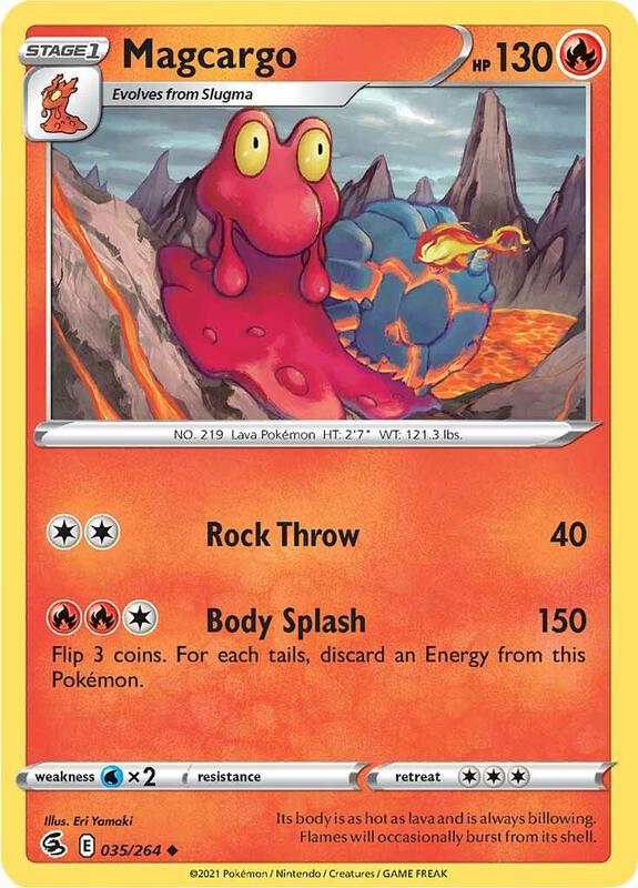 Magcargo - Normal 035/264 Fusion Strike | Uncommon Pokemon Card