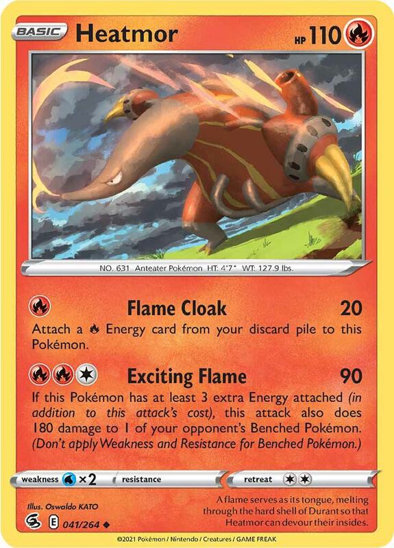 Heatmor - Reverse Holofoil 041/264 Fusion Strike | Uncommon Pokemon Card
