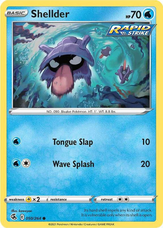 Shellder - Reverse Holofoil 050/264 Fusion Strike | Common Pokemon Card