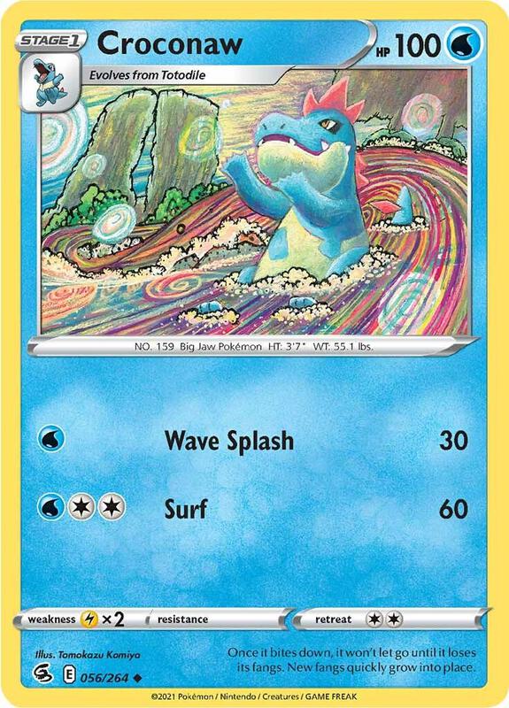 Croconaw - Normal 056/264 Fusion Strike | Uncommon Pokemon Card