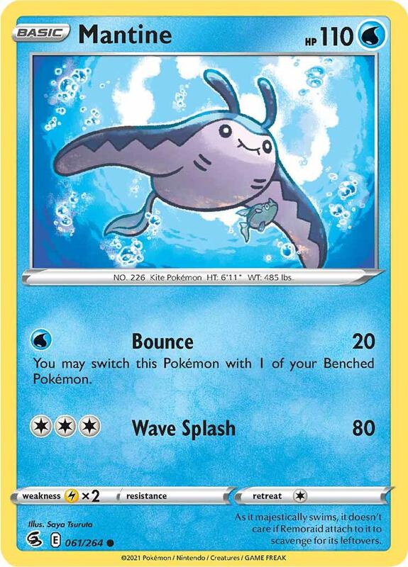 Mantine - Normal 061/264 Fusion Strike | Common Pokemon Card