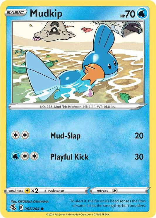 Mudkip - Normal 062/264 Fusion Strike | Common Pokemon Card