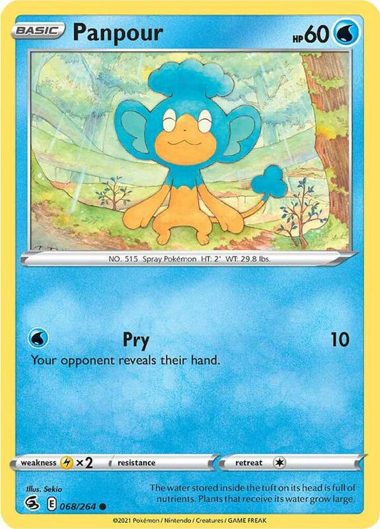 Panpour - Reverse Holofoil 068/264 Fusion Strike | Common Pokemon Card
