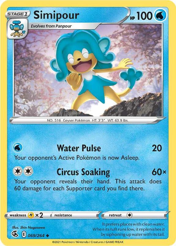 Simipour - Normal 069/264 Fusion Strike | Uncommon Pokemon Card