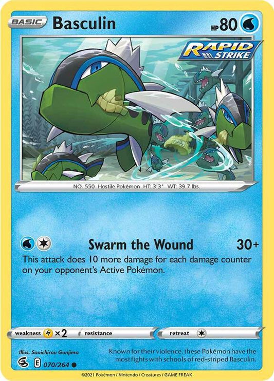 Basculin - Reverse Holofoil 070/264 Fusion Strike | Common Pokemon Card