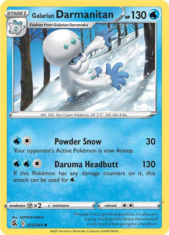 Galarian Darmanitan - Reverse Holofoil 072/264 Fusion Strike | Uncommon Pokemon Card