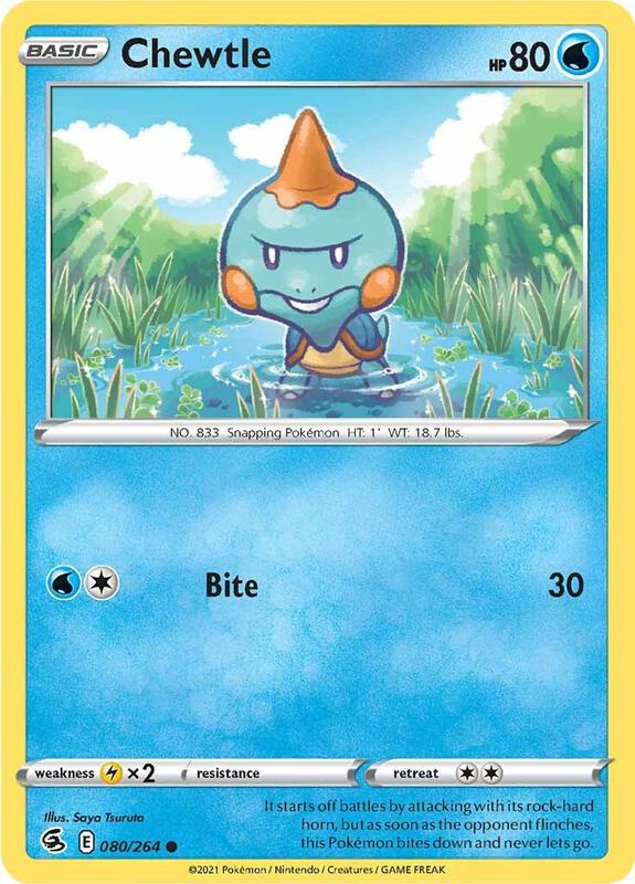 Chewtle - Normal 080/264 Fusion Strike | Common Pokemon Card