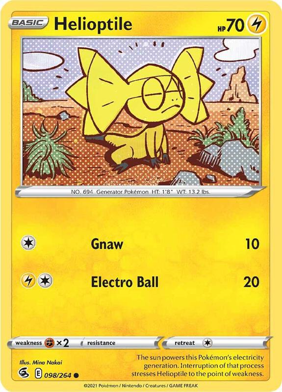 Helioptile - Reverse Holofoil 098/264 Fusion Strike | Common Pokemon Card