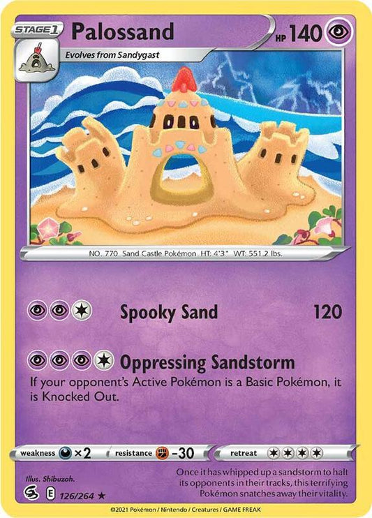 Palossand - Normal 126/264 Fusion Strike | Rare Pokemon Card