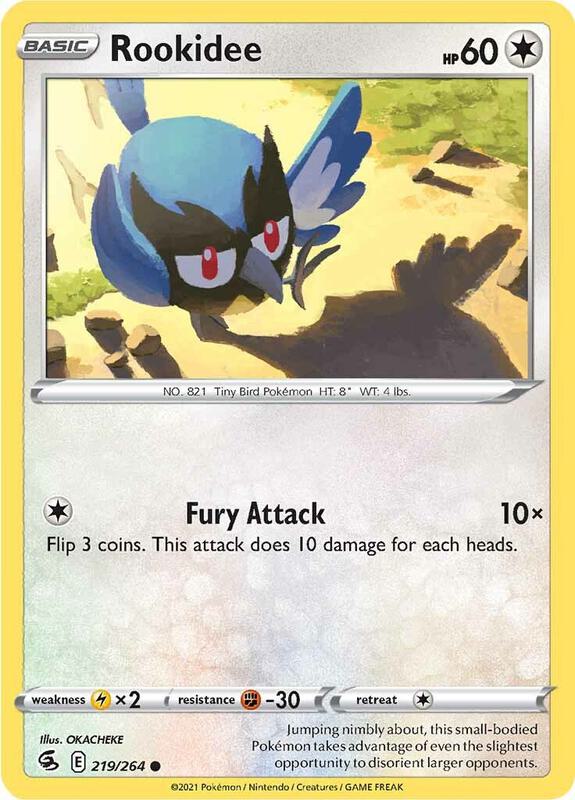 Rookidee - Normal 219/264 Fusion Strike | Common Pokemon Card