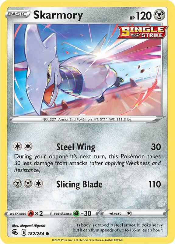 Skarmory - Normal 182/264 Fusion Strike | Common Pokemon Card